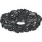 Ekena Millwork Orrington Ceiling Medallion (Fits Canopies up to 4 3/4"), 19 5/8"OD x 4 3/4"ID x 1 3/4"P, Pewter CM19ORPES - alternate 3